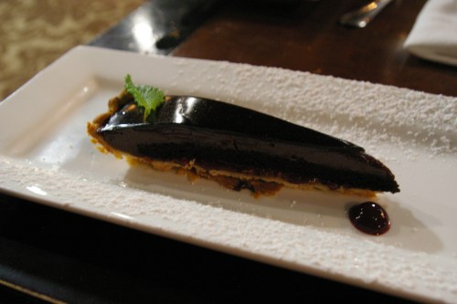 Lindt chocolate tart